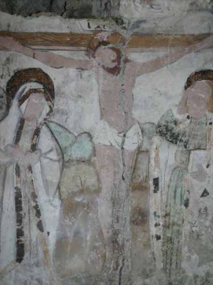 La Crucifixion, peinture du XVème