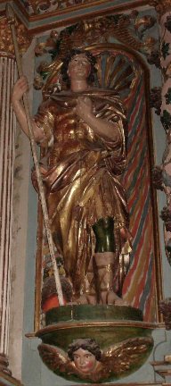 Statue du retable, St Calixte